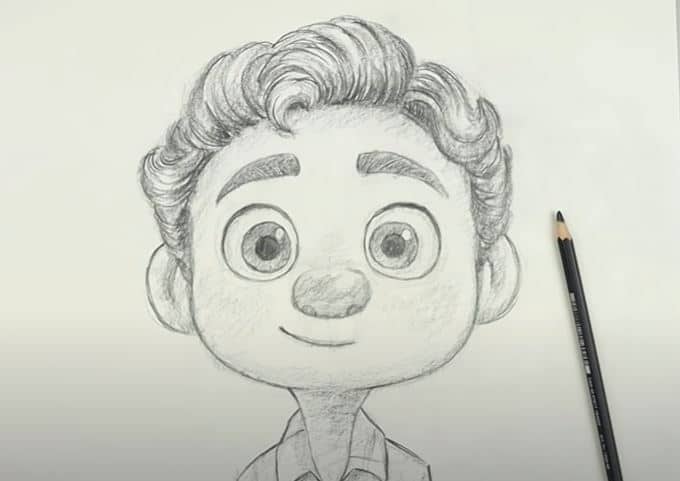 How to draw Luca Step by Step