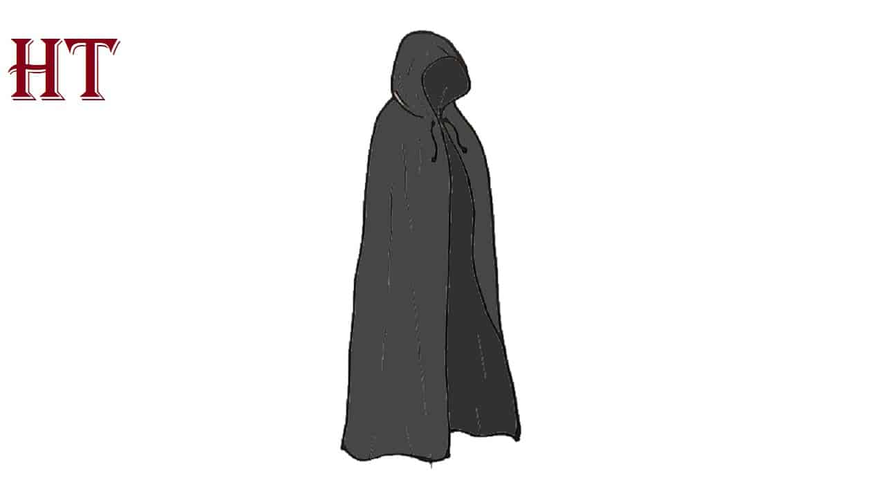 How to draw a Cloak Step by Step