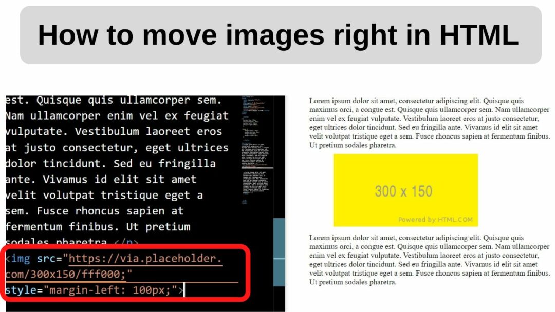 How to Move Images in HTML