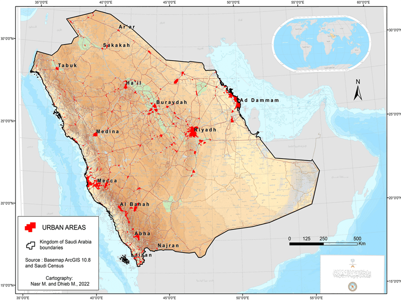 A Bivariate Dasymetric Population Map of Saudi Arabia