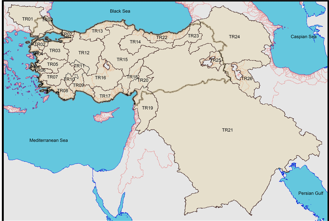Determination of Watershed Boundaries in Turkey by GIS Based