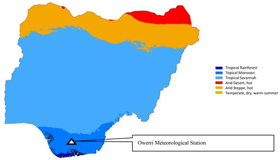 Climate Study of Owerri and Comparative Analysis of Different Methods