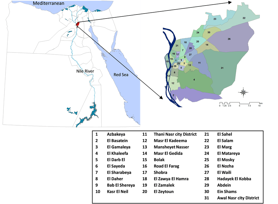 Modeling and Mapping of Urban Sprawl Pattern in Cairo Using Multi