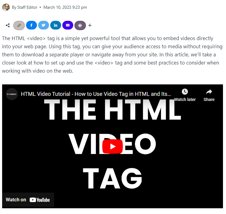 HTML5 Foundry » Mastering Video Playback with HTML Tag