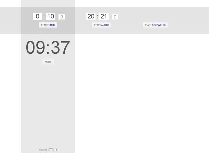 Timer Tab HTML5 Gallery