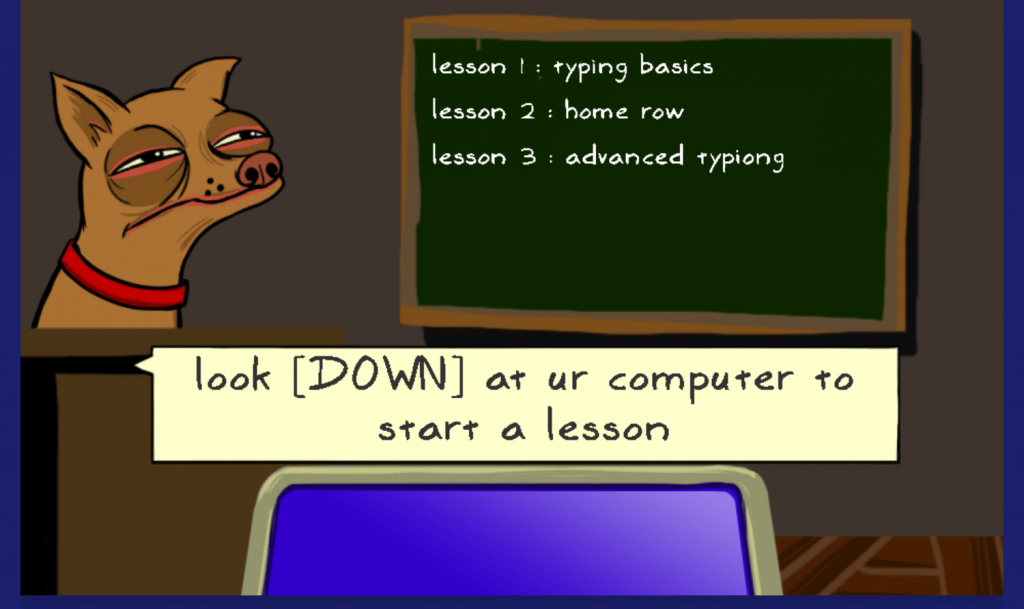 Cooldog Teaches Typeing HTML5 Game Development