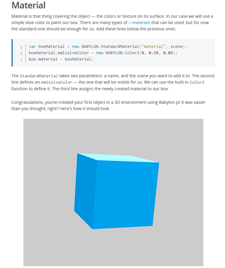 Start From the Beginning Basic Babylon.js Tutorial