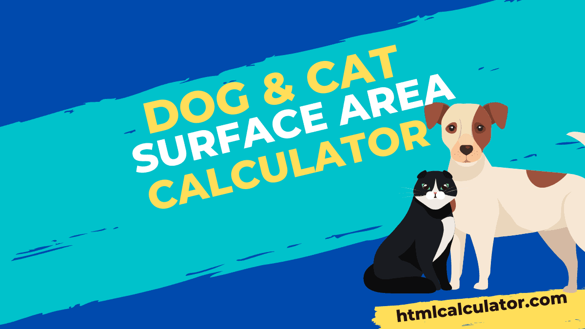 Dog Body Surface Area Chart