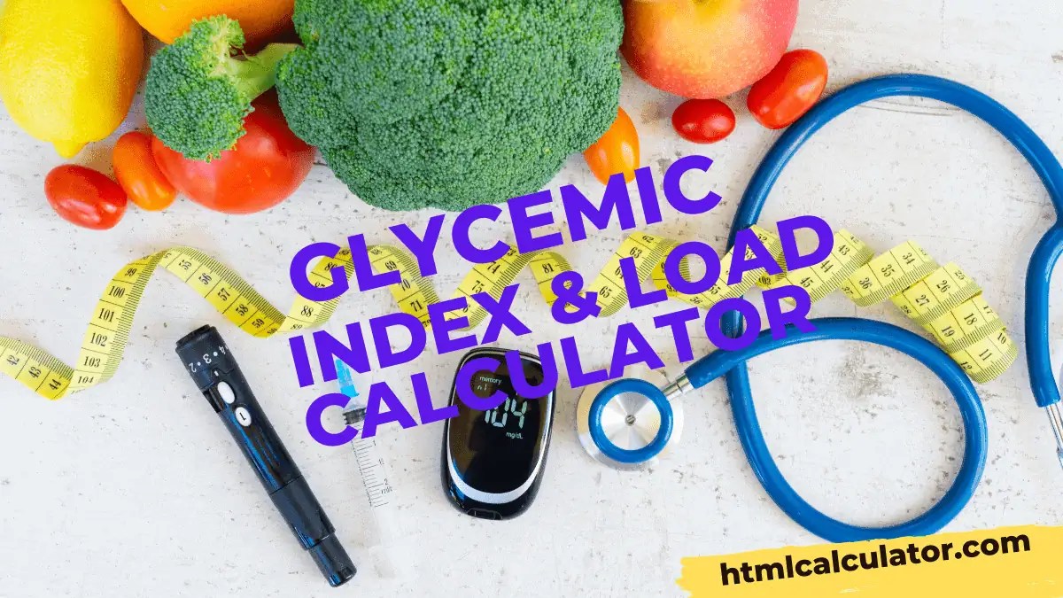 How To Calculate Glycemic Load From Glycemic Index at Chana Lopez blog