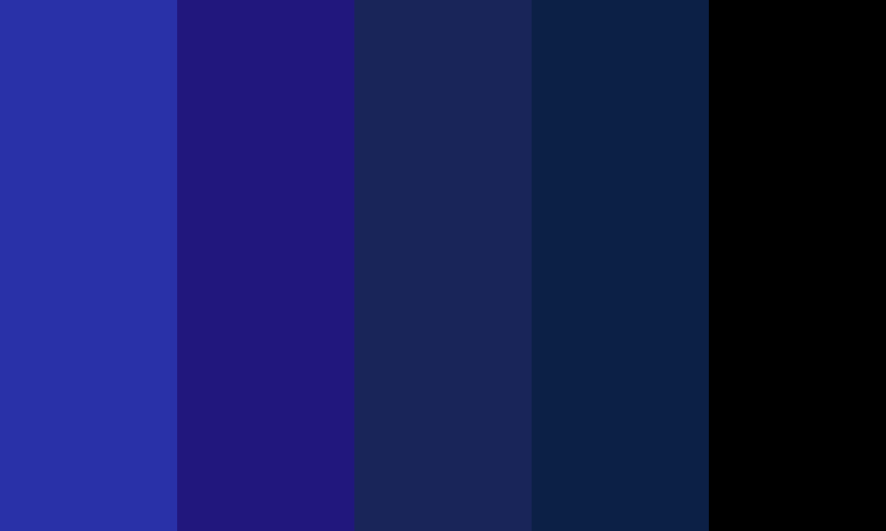 Blue tones Color Palette Html Colors