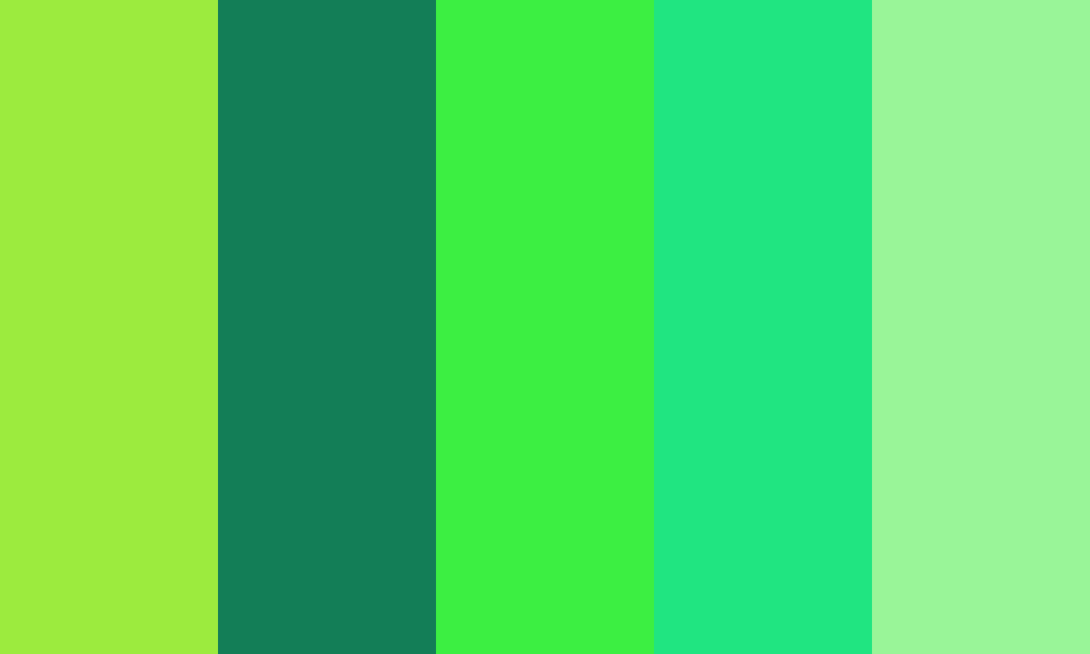 Leaf Greens Color Palette Html Colors