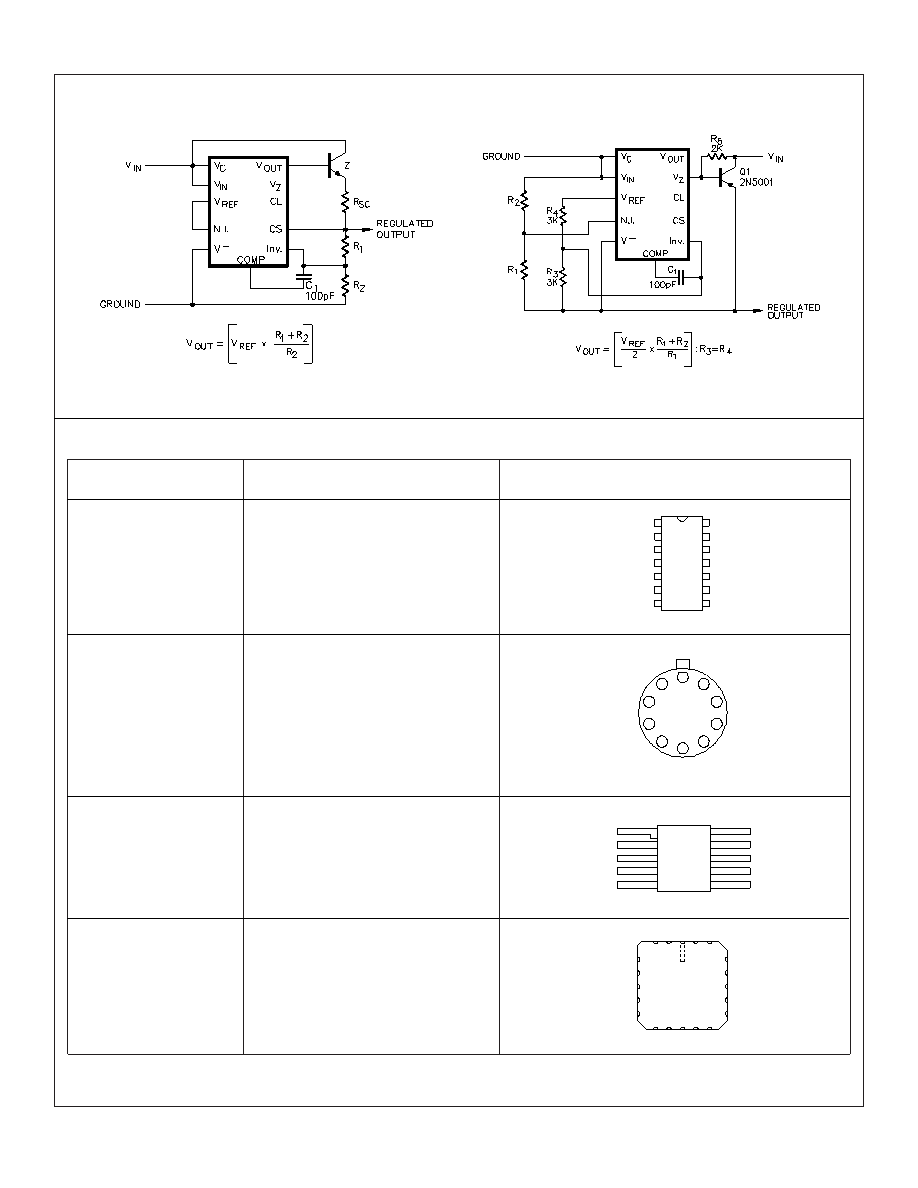 SG723 datasheet(4/4 Pages) MICROSEMI PRECISION VOLTAGE REGULATOR