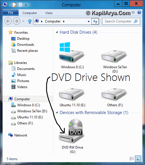 [FIX] Windows 8 Not Showing DVD Drive
