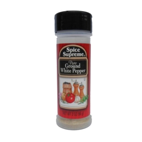 Spice Supreme Ground White Pepper (56g) HTS Plus