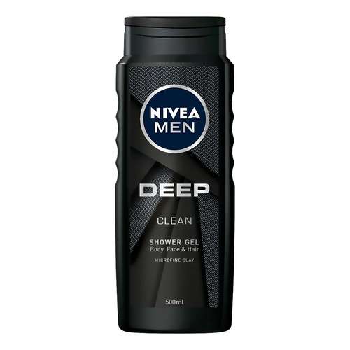 Nivea Deep Clean Microfine Clay Shower Gel (500mL) HTSPlus