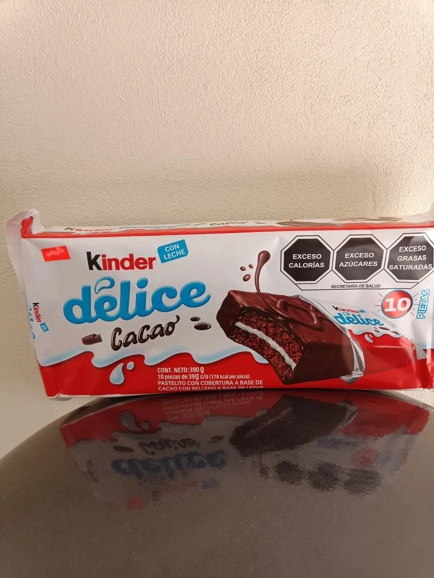 Caja Chocolate Kinder Delice En 14 Paquetes Con 10 Piezas Mebuscar México