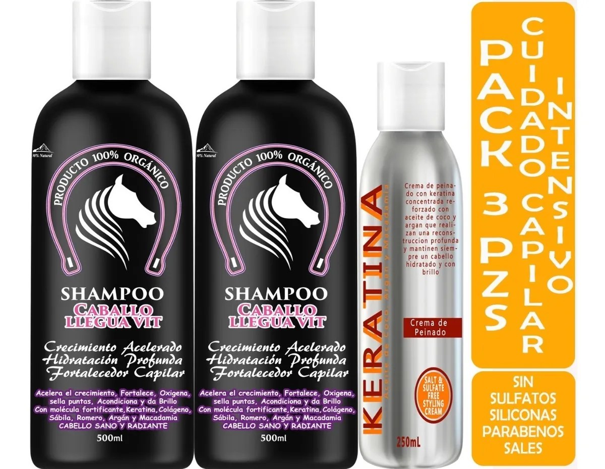 Tratamiento Keratina Biomimetica Shampoo Cola de Caballo Mebuscar México