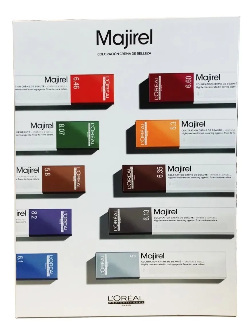 Carta de Colores Tintura Loreal Majirel Salon Profesional Mebuscar
