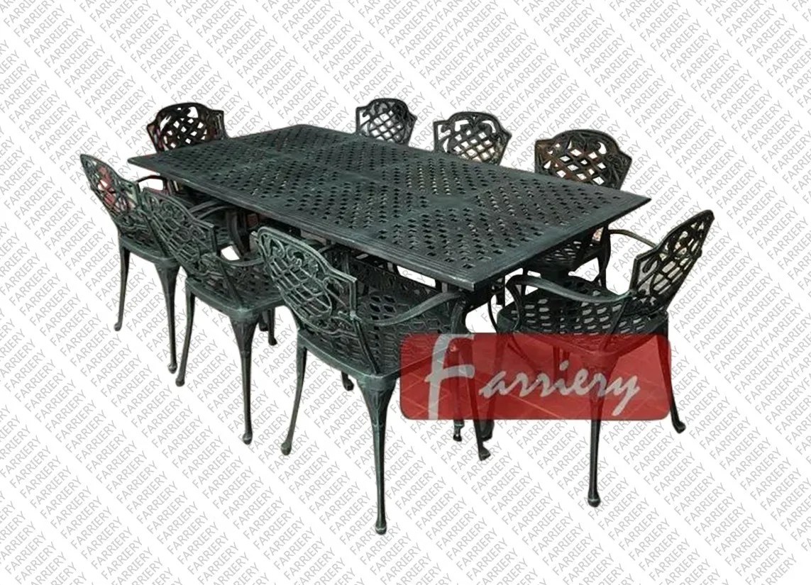 Juego de Jardin Fundicion Aluminio Modelo Chateaux X 8 Mebuscar Argentina