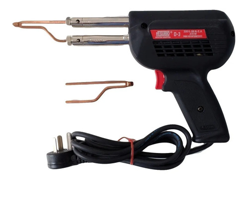 Soldador De Estaño Vesubio D-3 Tipo Pistola 270W Profesional | Ferreteria-Abasto