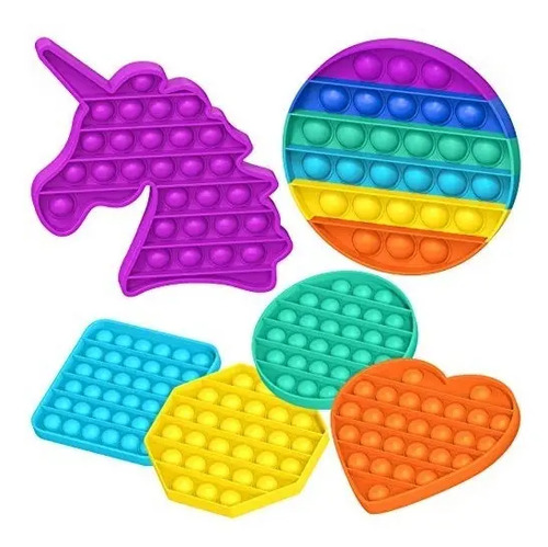 Push Pop It Juguete Sensorial Antiestrés, Bubble Fidget Toy - Ecart