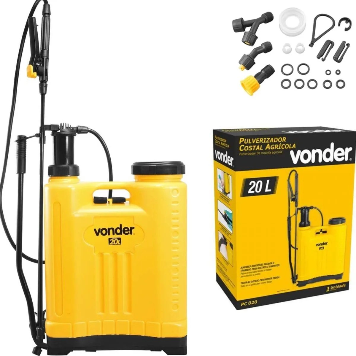 Kit Reparo Para Pulverizador Costal Manual 20 Litros Mebuscar Brasil