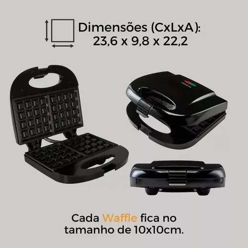 Maquina De Waffle Grill Pratic Wafer 800w 220v R 111 em Novo Hamburgo