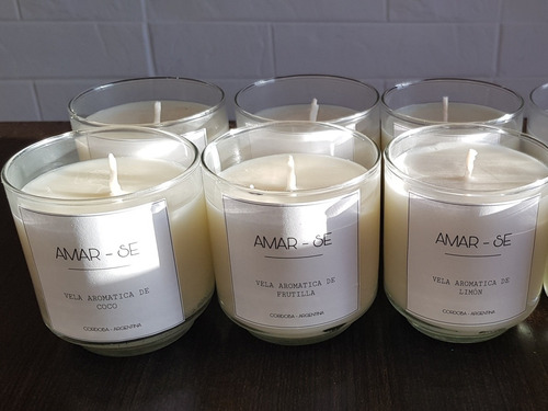 10 Velas Aromáticas De Soja En Vaso De 350Cc Por Mayor, Compra Y Venta