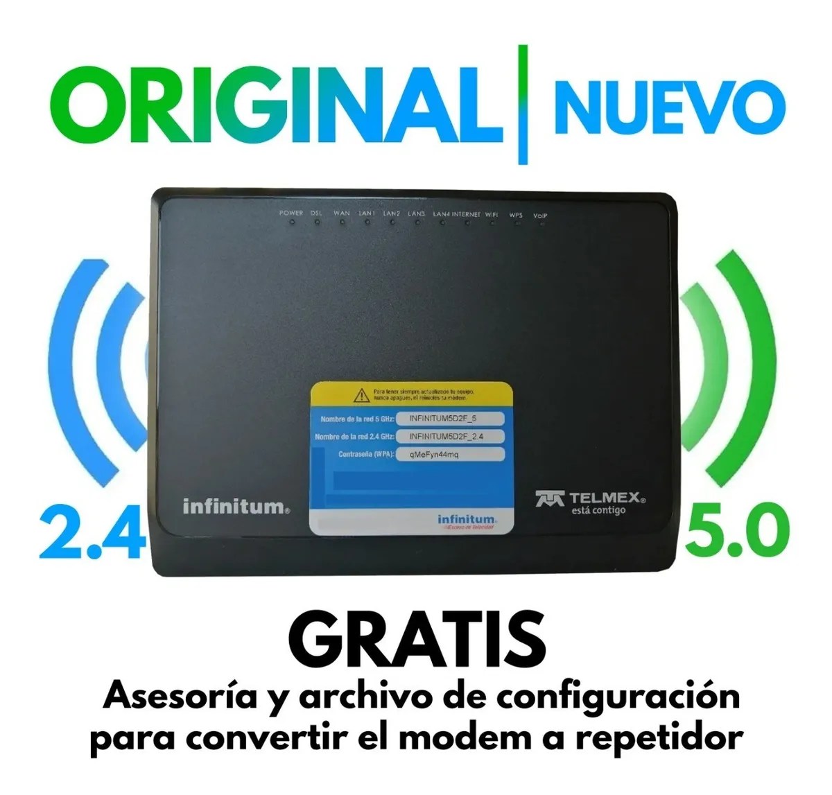Modem Telmex Vdsl 2021 Doble Banda Mebuscar México