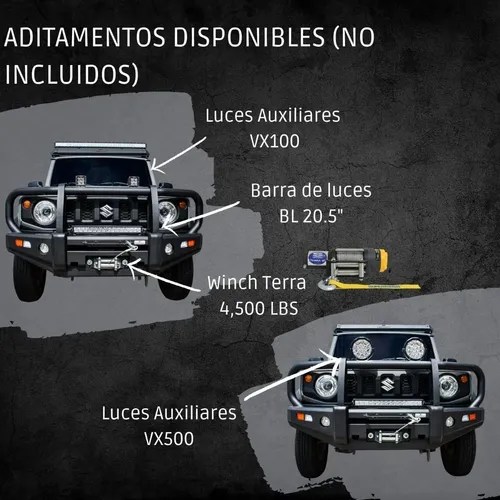 Defensa Delantera Tipo Arb Winch Para Suzuki Jimny 2020+ 19.599 en