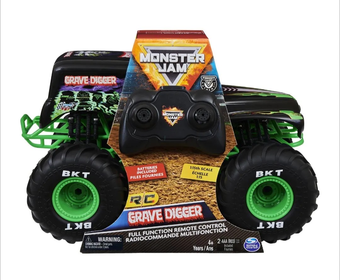 Monster Truck a Control Remoto Jam Freestyle Force Spin Master 115
