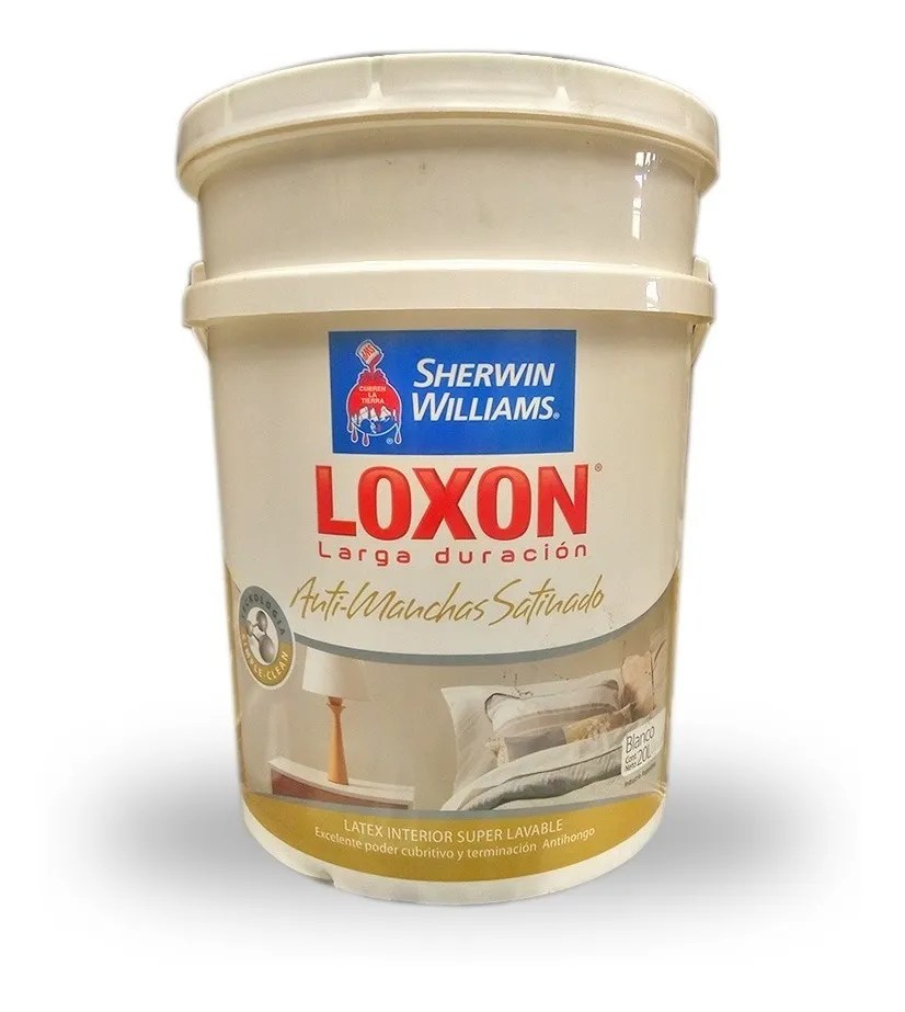 Loxon Sherwin Williams Interior Satinado X 20 L Alfa Pinturería