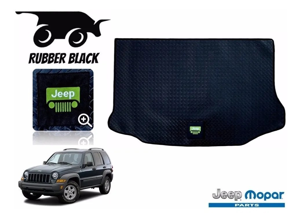 Tapetes Logo Jeep Cajuela Liberty 2002 a 2005 2006 2007 Mebuscar México