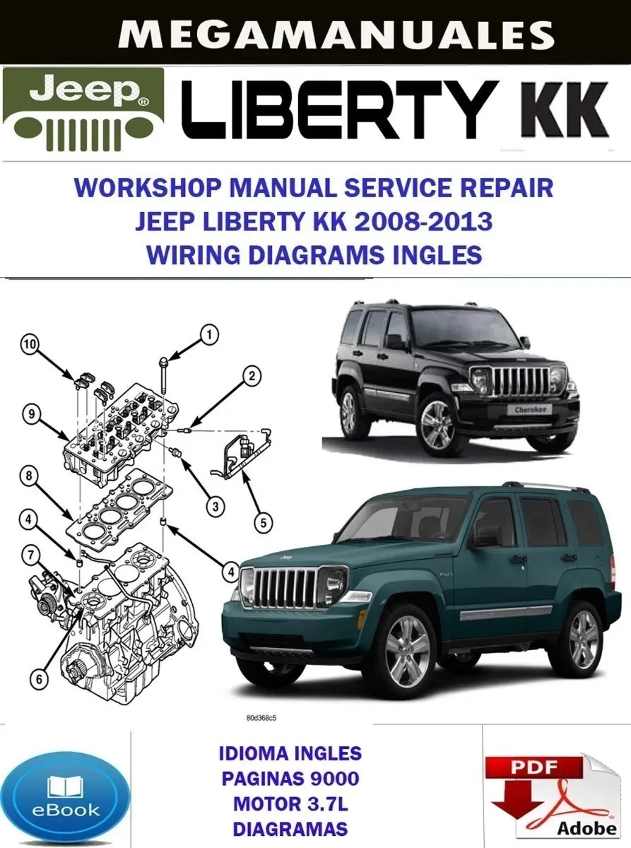 Jeep Liberty Kk 2008 2013 Manual de Taller Diagramas Espanol Mebuscar Colômbia