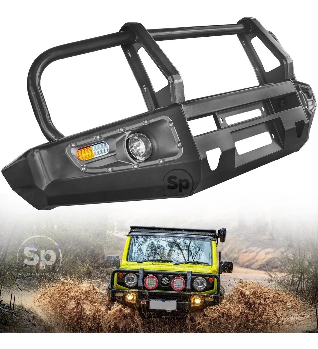 Defensa Delantera Tipo Arb Winch Para Suzuki Jimny 2020 Mebuscar México