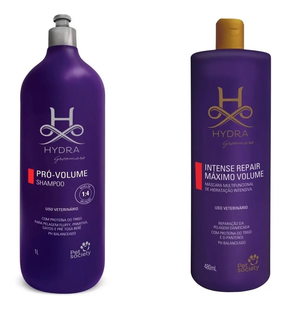 Shampoo Pet Society Hydra Groomers Pro Volume 1 Litro 14 Mebuscar Brasil