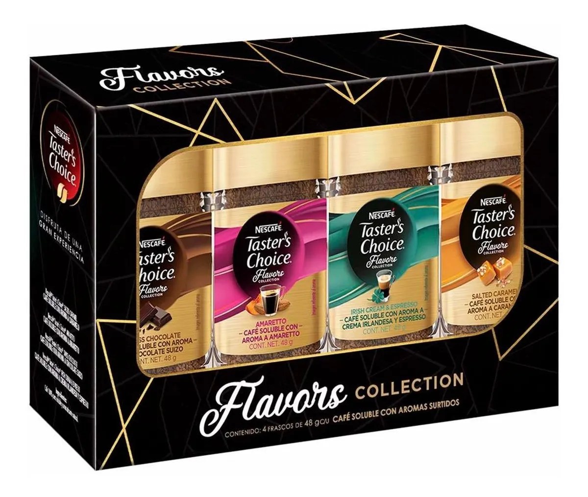 Coleccion Tasters Choice Cafe Soluble 4 Piezas Mebuscar México