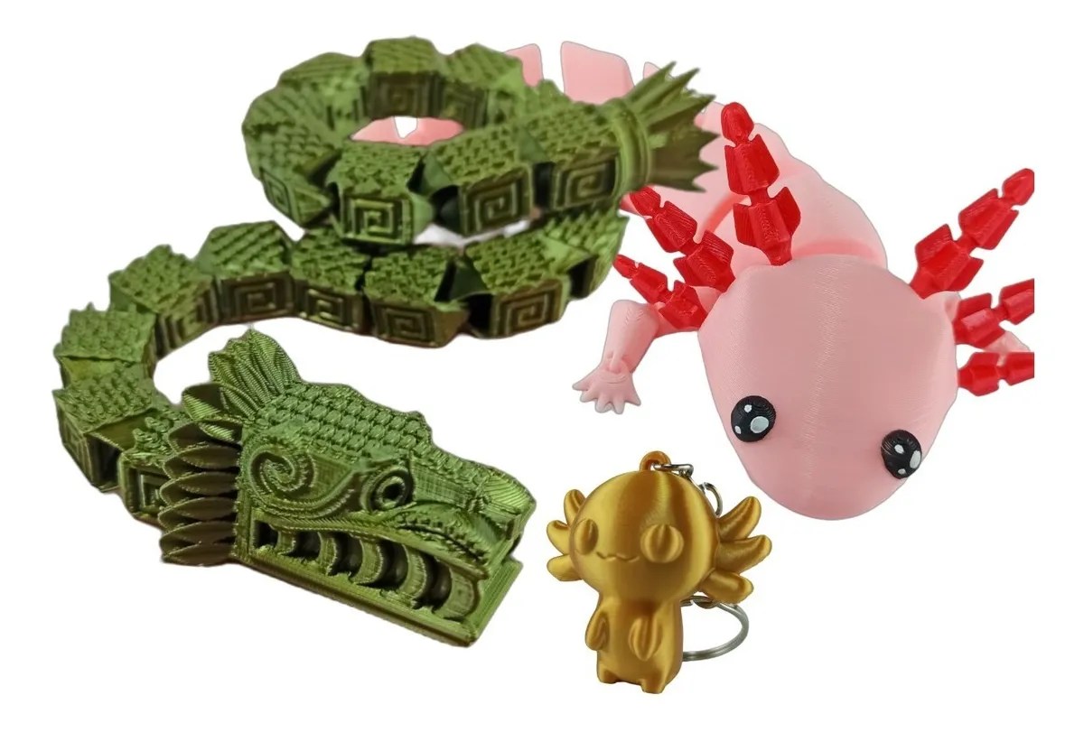 Juguete Quetzalcoatl Flexible Figura Serpiente Articulada Ch Mebuscar