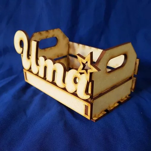 50 Cajoncitos Verduleros Nombre Fibrofacil Souvenir 12x18x10 Mebuscar