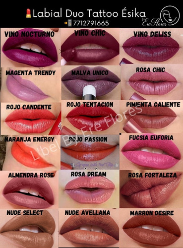 Labial Duo Tatto Colorfix Esika (10 Pzas) En Venta En Pachuca De Soto Hidalgo Por Sólo $ 919.00 - Ocompra.com Mexico 500_x_369_jpg