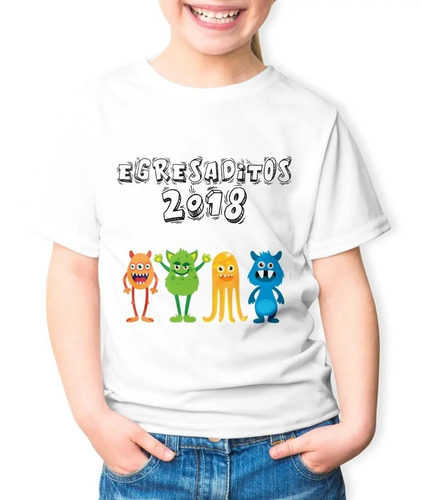 Remeras Egresaditos Egresados Jardin Personalizadas, Compra Y Venta