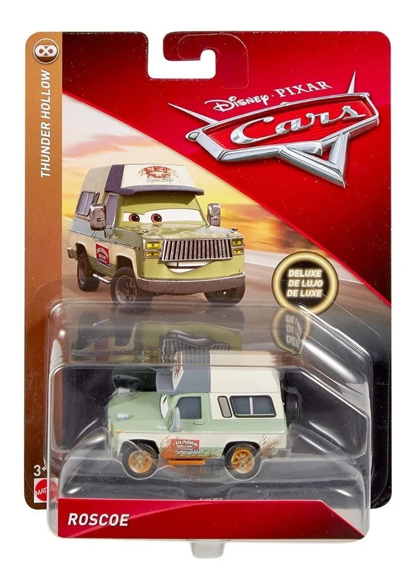 Disney Pixar Cars 3 Roscoe Deluxe Mebuscar México