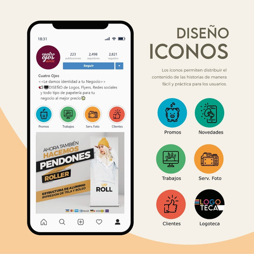 Diseno 6 Iconos Instagram Highlights Historias Destacadas 600 En Caba Capital Federal Mebuscar Argentina