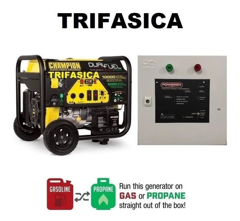 Planta de Luz 10000 Watts Silenciosa Trifasica Automatica Mebuscar México