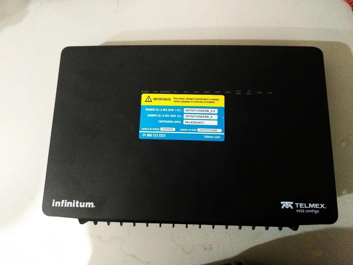 Telmex Hg8245q2 Modem 24 Y 5g Fibra Optica Mebuscar México