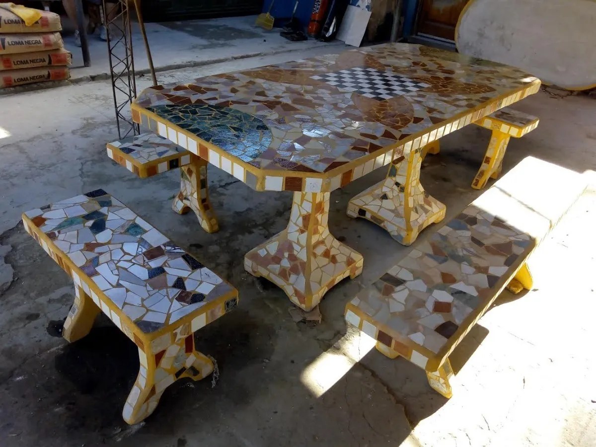 Juego de Jardin Cemento Juegos Muebles Jardín Mebuscar Argentina