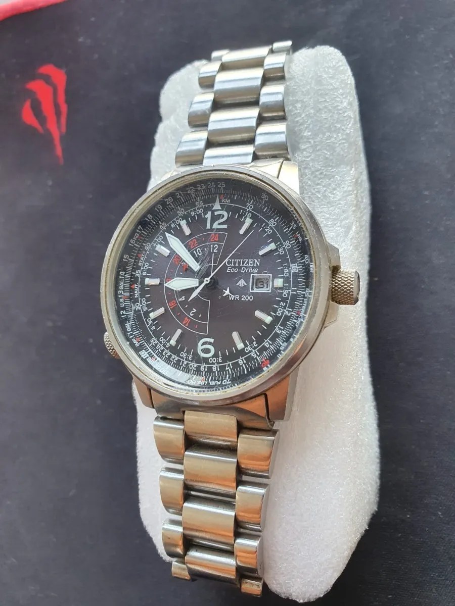 Relogio Citizen Promaster Eco Drive Nighthawk Wr200 De Pulso