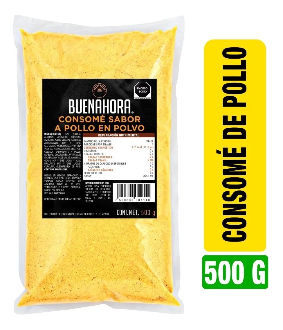 Consome de Pollo Knorr En Polvo 800 Gr Caldos Mebuscar México
