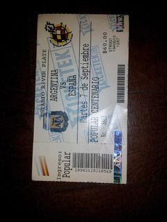 Entrada Argentina Vs Bolivia | Mercadolibre 📦