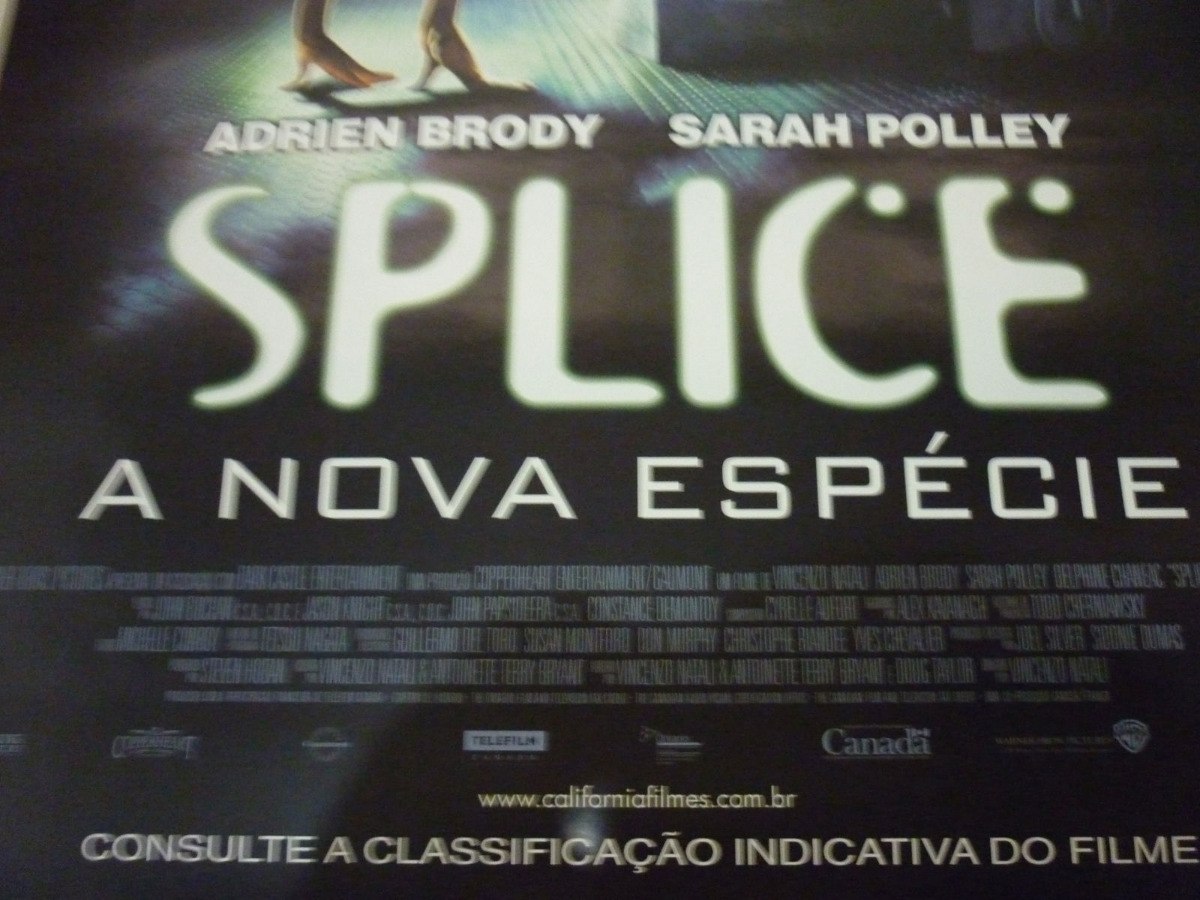 Cartaz Original Duplaface Do Filme Splice A Nova Espécie MercadoLivre
